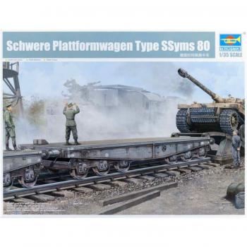 Wagon plateforme Type Ssyms 80
