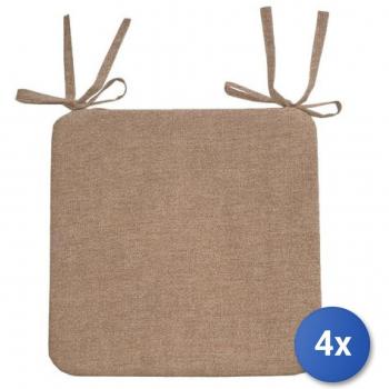 Cuscino Seduta Trill Beige 02 (43x43x5cm) con Copertura Rimovibile
