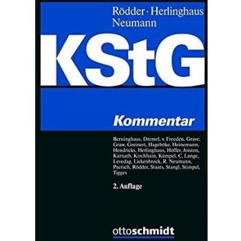 Rödder, WP/StB Prof. Dr. Thomas Körperschaftsteuergesetz: Kommentar
