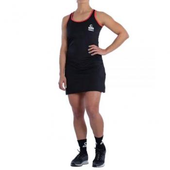 Vestido de pádel Vibor-A Russell, color negro, para mujer