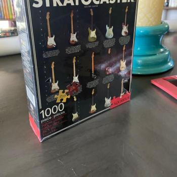 Mid-2000's Aquarius Fender Stratocaster Puzzle