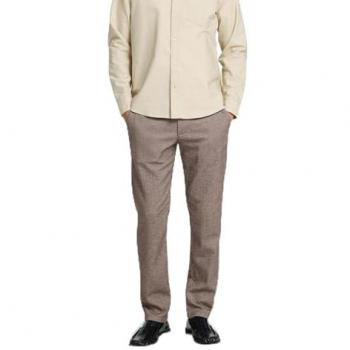 Pantaloni SLHMiles Chino Tonalità Marrone