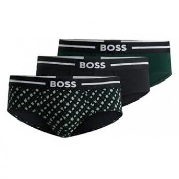Slip BOSS Bold Design Nero Verde Scuro (3 Unità)