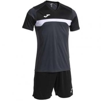 Conjunto de Fútbol Joma Danubio III Antracita y Negro