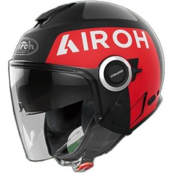 Airoh Casco Jet Helios Black