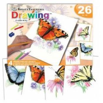Butterfly Sketching Box Set 4 Piece
