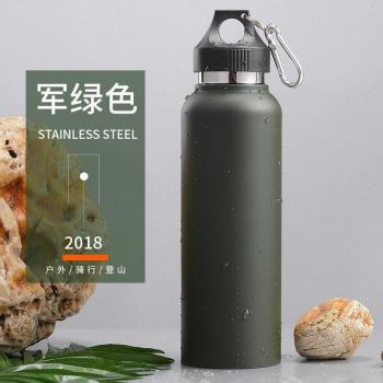 Thermos 600 mL Stainless‑Steel Insulated Water Bottle – Large Capacity, Portable, Climbing & Cycling Flask
