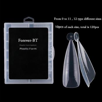Dual Formen für Poly Nagel Gel mit 5 Clips