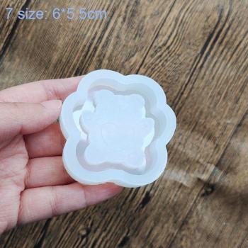 Silicone Mold for Bear Shaker Jewelry
