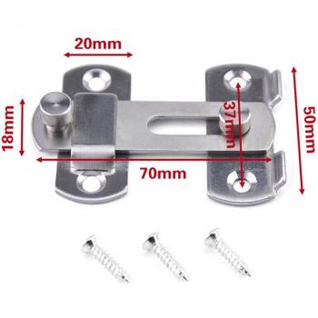Loquet de sécurité pour meuble en acier inoxydable
