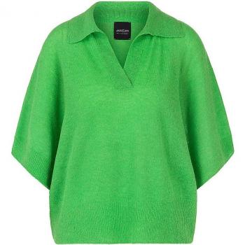 MARC CAIN Poloshirt für Frauen, grün, Größe 34