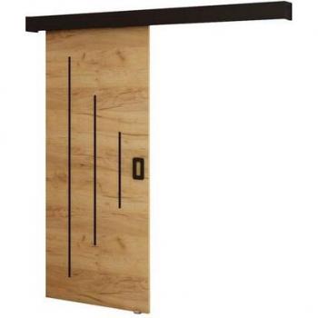 MOEBLO Schiebetür MAY Y mit Soft-Close – 90 × 204 × 7 cm, Schiebemechanismus