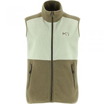 Kari Traa Damen Fleece Weste Teddyfleece Farbe: Grün Größe: S