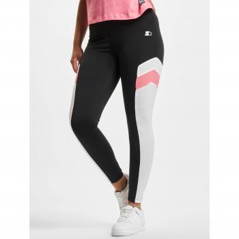 Leggings deportivos de cintura alta para mujer en blanco y negro