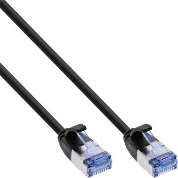 InLine 3 m cable de red Cat6a U/FTP Negro