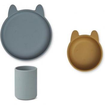Liewood Set repas en silicone Cyrus