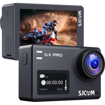 SJ8 Pro High‑Speed Action Camera – 360° Touch Panel, 4K HDR, 8× Zoom