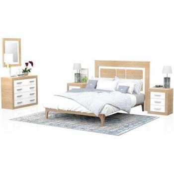 Duehome Dormitorio Kira 4C Cambria Blanco