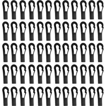 60x Kayak Bungee Cord Hook Ends for 5mm Shock Cord