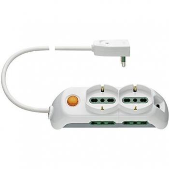 VIMAR MULTIPRESA 2 SCHUKO + 4 BIPASSO + 1,5MT + INTERRUTTORE