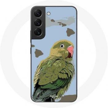 Parakeets Birds Green Case for Samsung Galaxy S21 FE