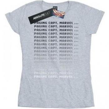 White Captain Marvel Women’s Long Sleeve Tee