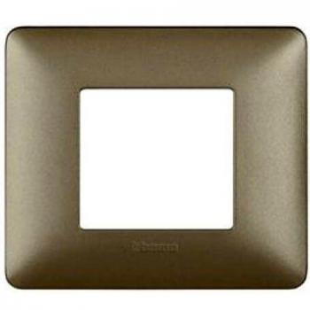 Bticino Plaque Matix 2P Titanium AM4802MTA