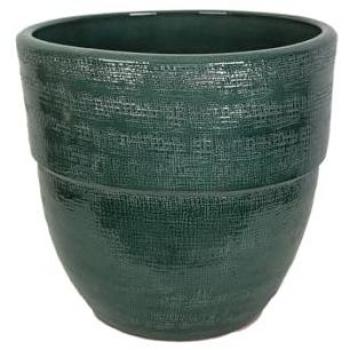 Tasse de jardin vert émaillé pour plantes d'intérieur
