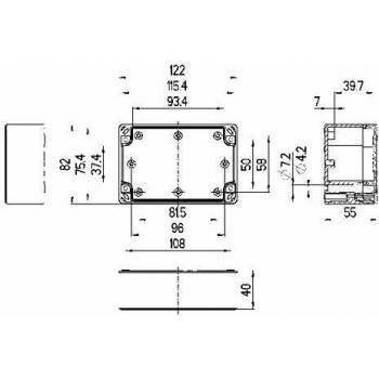 Spelsberg TG PC 1208-6-o Polycarbonate Cabinet