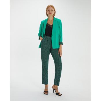 Andam Pantalón de Mujer con Goma y Estampa Recta