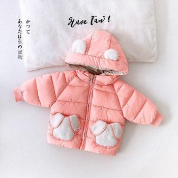 Veste épaisse en coton pour bébé fille