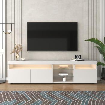 Meuble TV Étagères LED MODFU 180 cm