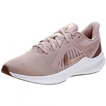 Nike Wmns Downshifter 10 – Running shoes donna in Stone Mauve, Mtlc Red Bronze, 39 EU