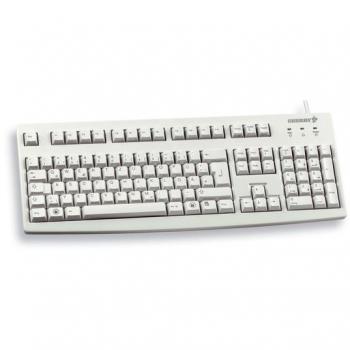 Teclado USB Cherry Comfort QWERTY Inglés Gris