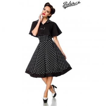 Belsira Trachtenkleid Swing mit Cape und Knöpfen