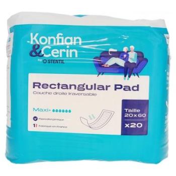 Couche Droite Traversable Stentil Konfian & Cerin 20 Couches 20 x 60 cm