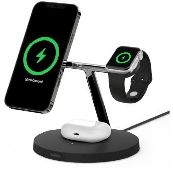 Belkin BOOST↑CHARGE PRO Caricatore Wireless 3-in-1 Nero