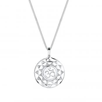 Elli Yoga‑Om‑Kette Damen – 45 cm, 925 Sterling Silber