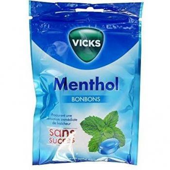 Vicks Bonbons menthol sans sucres