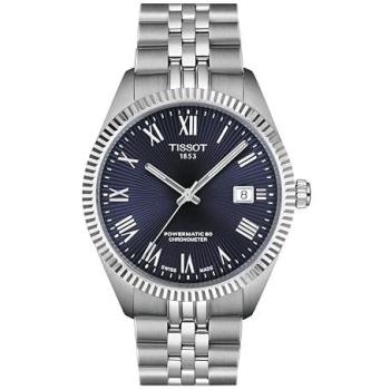 Tissot 39mm Ballade Automatic Watch – Navy & Silver Dual Tone