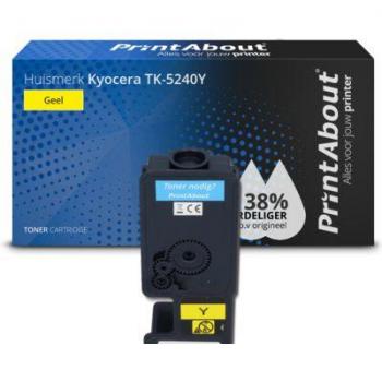 Toner Jaune PrintAbout compatible Kyocera TK-5240Y