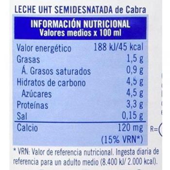 Puleva Leche de Cabra Semidesnatada