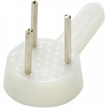 10/20pc White Plastic Wall Hooks
