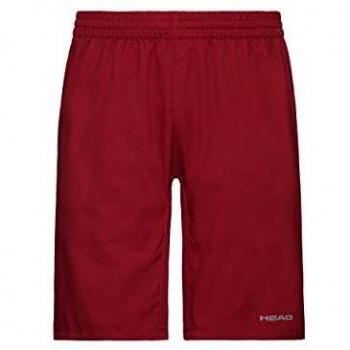 Head Club Men's Red 9-Inch Tennis Shorts