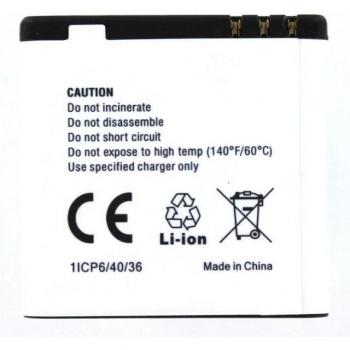 Nokia 6500 Slide Handy-Akku – Lithium‑Ion, 800 mAh, 3,7 V, Schwarz
