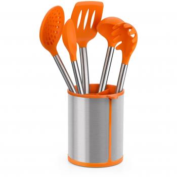 Boxed Collection: 5 Orange Stainless Steel B.R.A. (A195011)