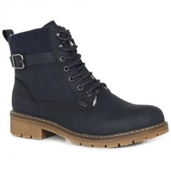 Women's Blue Zip Boot – Rieker Y9102-14 (EU 42)