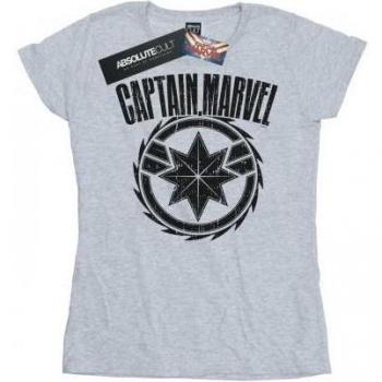 Marvel Women's Captain Marvel Blade Emblem T-Shirt