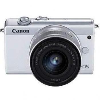 Canon EOS M200 + EF-M 15-45mm IS STM, balts