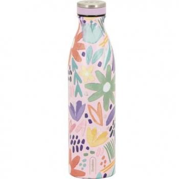 BOTELLA 750 ML AQUARELLE Tandem – Color Lila-Blanco